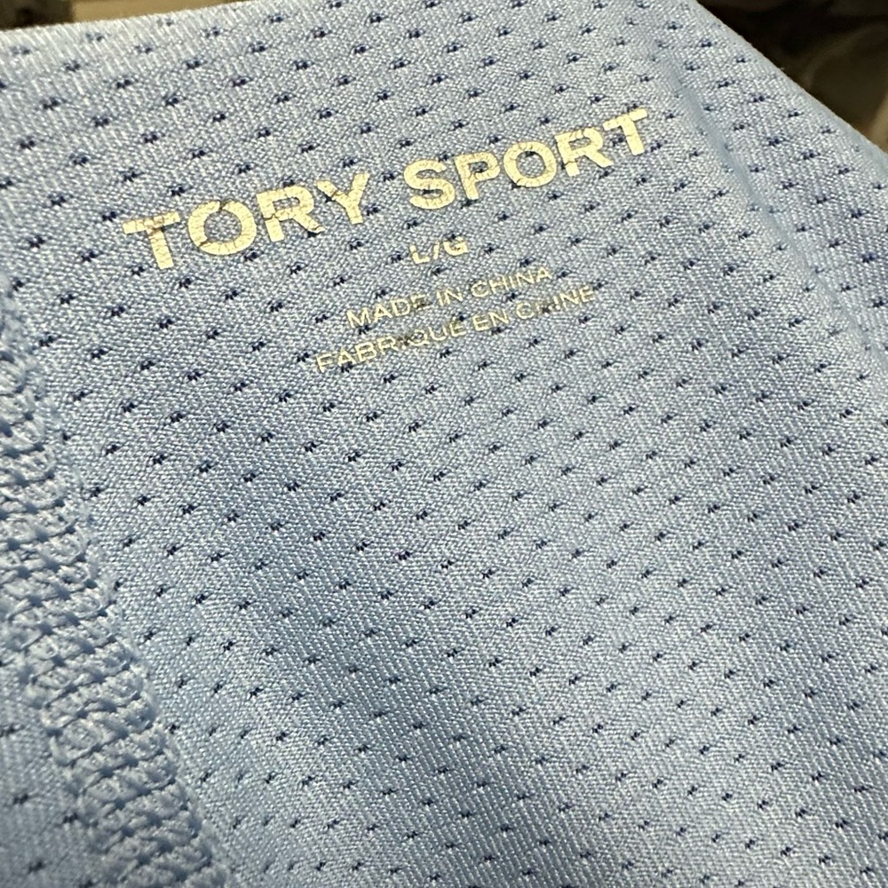 Tory Burch Tennis Skirt Skort Golf Baby Blue Large Preppy Tennis Prep Spring - Picture 5 of 6